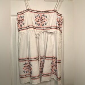 Chelsea & Violet Embroidered Spaghetti Strap Top